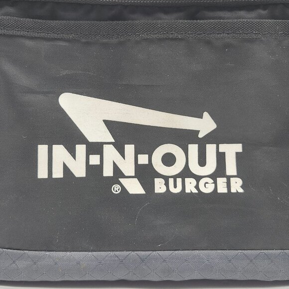 In-N-Out Burger Insulated Cooler Lunch Tote Black Bag - Picture 7 of 9